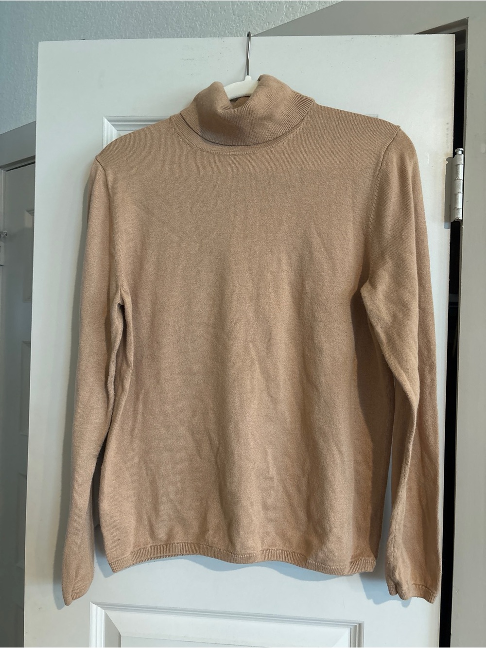 Ann Taylor Camel Turtleneck Sweater